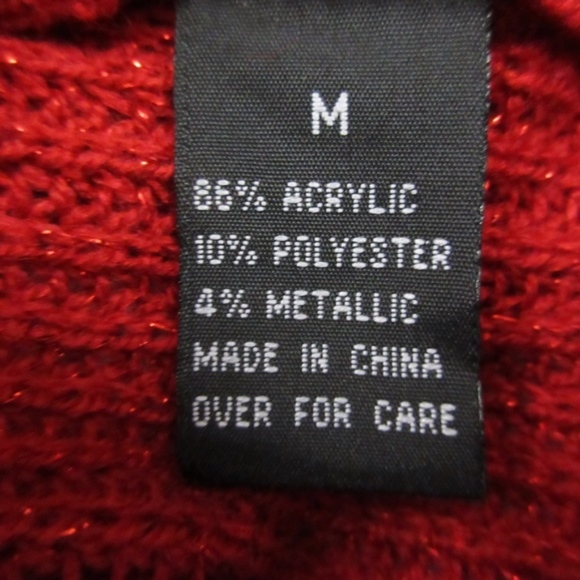 BCX Women's Metallic-Knit Cowl-Neck Sweat - Picture 4 of 5